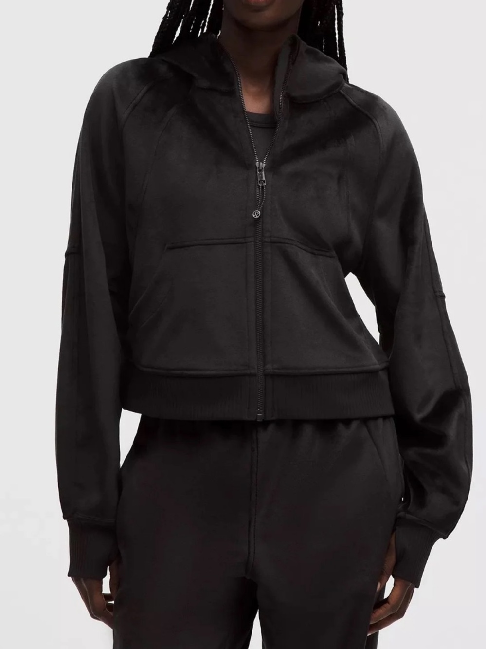lululemon like new Velvet Scuba Zip up Hoodie Jacket